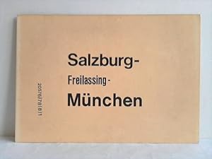 Imagen del vendedor de Salzburg - Freilassing - Mnchen / Mnchen - Freilassing - Salzburg a la venta por Celler Versandantiquariat