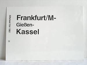 Bild des Verkufers fr Frankfurt/M - Gieen - Kassel / Kassel - Gieen - Frankfurt/M zum Verkauf von Celler Versandantiquariat