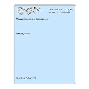 Seller image for Werkverzeichnis der Radierungen for sale by Celler Versandantiquariat