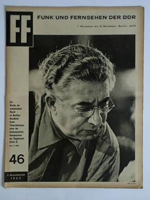 FF - Funk und Fernsehen der DDR. Ausgabe 46/1965, (2. Novemberheft)