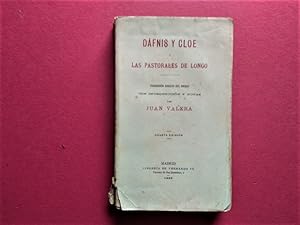 Bild des Verkufers fr Dfnis y Cloe, o los Pastorales de Longo. Traduccin directa del grigo, con introduccin y notas por Juan Valera. zum Verkauf von Carmichael Alonso Libros