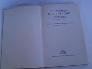 Imagen del vendedor de Einfhrung in die Fluidik. Pneumatische logische Elemente und Systeme a la venta por Celler Versandantiquariat