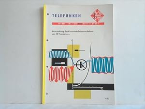 Seller image for Untersuchung des Kreuzmodulationsverhaltens von HF-Transistoren for sale by Celler Versandantiquariat