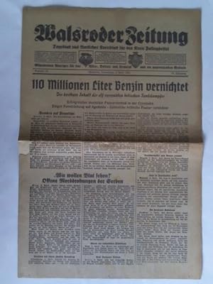 Image du vendeur pour Tageblatt und Amtliches Kreisblatt fr den Kreis Fallingbostel - 76. Jahrgang, Nummer 79, Donnerstag, 3. April 1941: 110 Millionen Liter Benzin vernichtet. Der kostbare Inhalt der elf versenkten britischen Tankdampfer mis en vente par Celler Versandantiquariat