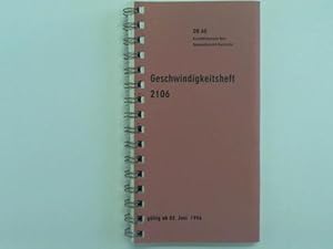 Geschwindigkeitsheft 2106 gültig ab 02. Juni 1996