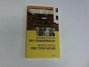 Imagen del vendedor de Das Fhrerprinzip / Der Typus Hitler. Texte zur Kritik der NS-Diktatur a la venta por Celler Versandantiquariat