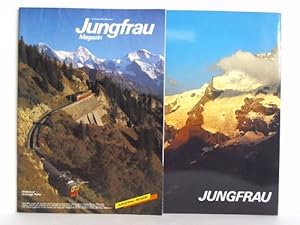 Bild des Verkufers fr Jungfrau Magazin, Sommer und Winter in Einem / 1 Werbebroschre Jungfrau. Zusammen 2 Hefte zum Verkauf von Celler Versandantiquariat