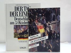 Bild des Verkufers fr Berlin im November / Der Tag der Einheit. Deutschland am 3. Oktober 1990. 2 Bnde zum Verkauf von Celler Versandantiquariat