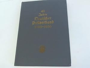 40 Jahre Deutscher Postversand 1890 - 1930