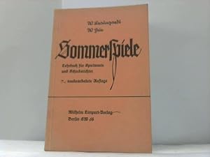 Seller image for Sommerspiele. Lehrbuch fr Spielwarte und Schiedsrichter for sale by Celler Versandantiquariat