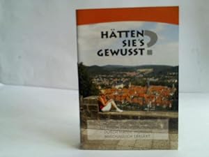 Seller image for Htten Sie's Gewusst? for sale by Celler Versandantiquariat