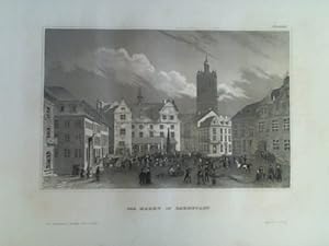 Bild des Verkufers fr Der Markt in Darmstadt zum Verkauf von Celler Versandantiquariat