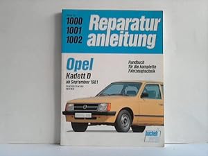 Seller image for Opel Kadett D ab September 1981, 12 N/12 S/13 N/13 S/16 S/18 E - Handbuch fr die komplette Fahrzeugtechnik for sale by Celler Versandantiquariat