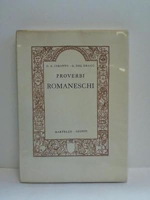 Imagen del vendedor de Proverbi romaneschi a la venta por Celler Versandantiquariat