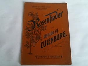 Bild des Verkufers fr Rosenlieder gedichtet und in Musik gesetzt zum Verkauf von Celler Versandantiquariat