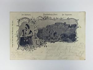 Imagen del vendedor de Ansichtskarte: Blankenburg-Harz - Der Raubgraf - Der Regenstein a la venta por Celler Versandantiquariat