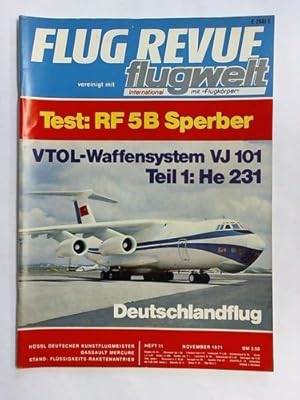 Bild des Verkufers fr Heft 11 / November 1971: Test: RF 5 B Sperber. VTOL-Waffensystem VJ 101, Teil 1: He 231 zum Verkauf von Celler Versandantiquariat