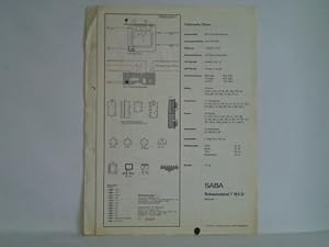 Image du vendeur pour SABA Schauinsland T 193 D, electronic mis en vente par Celler Versandantiquariat