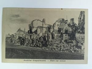 Bild des Verkufers fr Postkarte: Westlicher Kriegsschauplatz - Etain (vor Verdun) zum Verkauf von Celler Versandantiquariat
