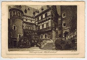 Seller image for Postkarte: Wernigerode Schlosshof for sale by Celler Versandantiquariat