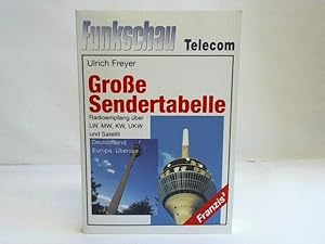 Bild des Verkufers fr Grosse Sendertabelle. Radioempfang ber LW, MW, KW, UKW und Satellit - Deutschland, Europa, bersee zum Verkauf von Celler Versandantiquariat