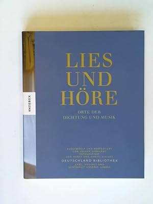 Immagine del venditore per Lies und Hre: Orte der Dichtung und Musik venduto da Celler Versandantiquariat