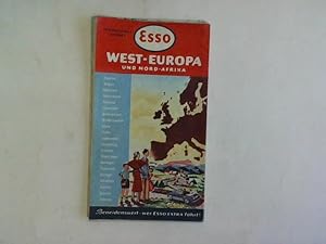 Reliefkarte von West-Europa und Nord-Afrika
