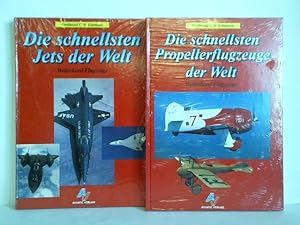 Bild des Verkufers fr Die schnellsten Jets der Welt. Weltrekord-Flugzeuge / Die schnellsten Propellerflugzeuge der Welt. Weltrekord-Flugzeuge. Zusammen 2 Bnde zum Verkauf von Celler Versandantiquariat