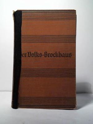 Bild des Verkufers fr Der Volks-Brockhaus. Deutsches Sach- und Sprachwrterbuch fr Schule und Haus A - Z zum Verkauf von Celler Versandantiquariat
