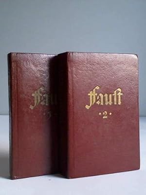 Faust, erster und zweiter Teil. 2 Bände