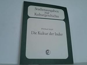 Bild des Verkufers fr Die Kultur der Inder zum Verkauf von Celler Versandantiquariat