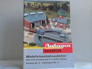Modelleisenbahnzubehör. Kits and accessories for model railway. Katalog Nr. 5 - Catalogue No. 5