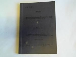 Immagine del venditore per Truppenvermesungsdienst (T.V.) Vom 1.10.35, Heft 1. Nachdruck mit eingearbeiteten Deckblttern 1-12 nebst Anhang C. und Berichtigungen nach dem Stande v. 19.5.1942. Nachdruck 1943 venduto da Celler Versandantiquariat