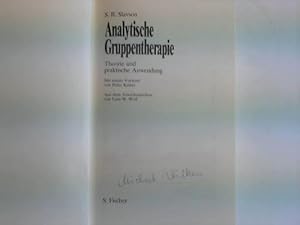 Imagen del vendedor de Analytische Gruppentherapie. Theorie und praktische Anwendung a la venta por Celler Versandantiquariat