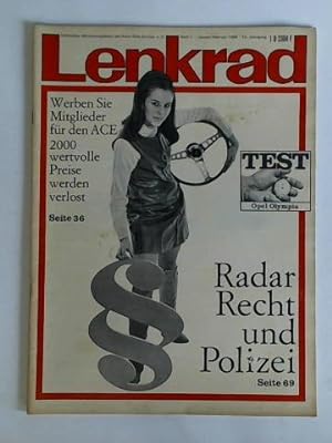 15. Jahrgang 1968, Heft 1 (Januar/Februar): Radar - Recht und Polizei