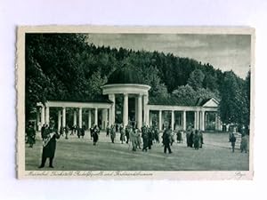 Image du vendeur pour Postkarte: Marienbad - Trinkstelle Rudolfsquelle und Ferdinandsbrunnen mis en vente par Celler Versandantiquariat