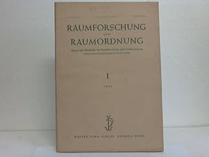 Raumforschung und Raumordnung. Organ der Akademie für Raumforschung und Landesplanung. Heft 1