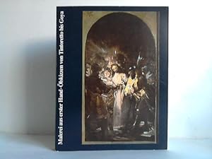 Seller image for Malerei aus erster Hand - lskizzen von Tintoretto bis Goya for sale by Celler Versandantiquariat