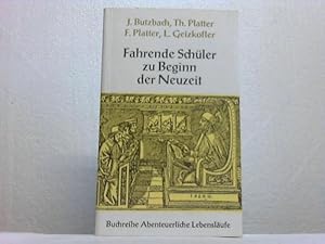 Seller image for Fahrende Schler zu Beginn der Neuzeit for sale by Celler Versandantiquariat