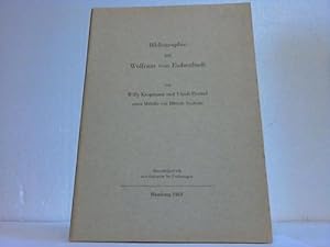 Seller image for Bibliographie zu Wolfram von Eschenbach for sale by Celler Versandantiquariat