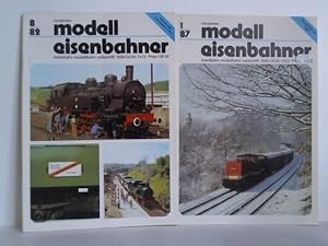 Eisenbahn-Modellbahn-Zeitschrift - 31. Jahrgang 1982, Heft 8 und 36. Jahrgang 1987, Heft 1. Zusam...