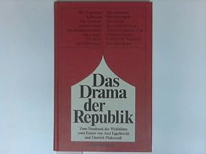 Seller image for Das Drama der Republik. Zum Neudruck der Weltbhne. Zwei Essays for sale by Celler Versandantiquariat