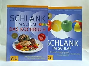 Bild des Verkufers fr Schlank im Schlaf: Das Kochbuch/ Die revolutionre Formel: So nutzen Sie Ihre Bio-Uhr zum Abnehmen. 2 Bnde zum Verkauf von Celler Versandantiquariat