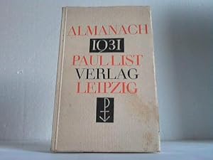 Bild des Verkufers fr Almanach des Paul List Verlages auf das Jahr 1931 zum Verkauf von Celler Versandantiquariat