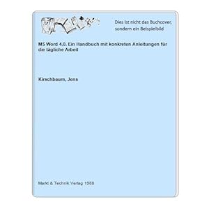 MS Word 4.0. Ein Handbuch mit konkreten Anleitungen für die tägliche Arbeit