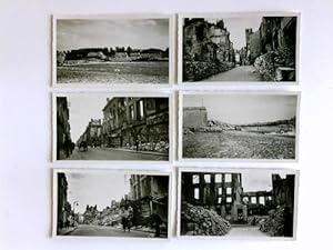 6 Original-Photographien - Die zerstörte Stadt