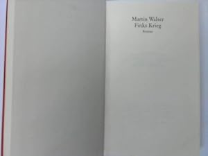 Seller image for Finks Krieg. Roman for sale by Celler Versandantiquariat