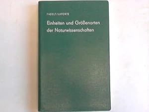 Imagen del vendedor de Einheiten und Grenarten der Naturwissenschaften a la venta por Celler Versandantiquariat