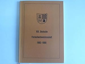 XIX. Deutsche Fernschachmeisterschaft 1983-1986