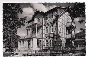Imagen del vendedor de Postkarte: Kneipp-Heilbad Bad Lauterberg im Harz. Kneipp-Sanatorium Feldmann-Grfe a la venta por Celler Versandantiquariat
